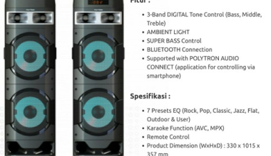 speaker aktif polytron PAS 10D22